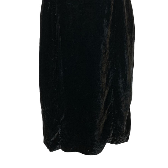 Vintage Jessica Howard Velvet Midi Dress Size Medium - Picture 6 of 9